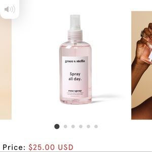 grace & stella spray all day rose spray